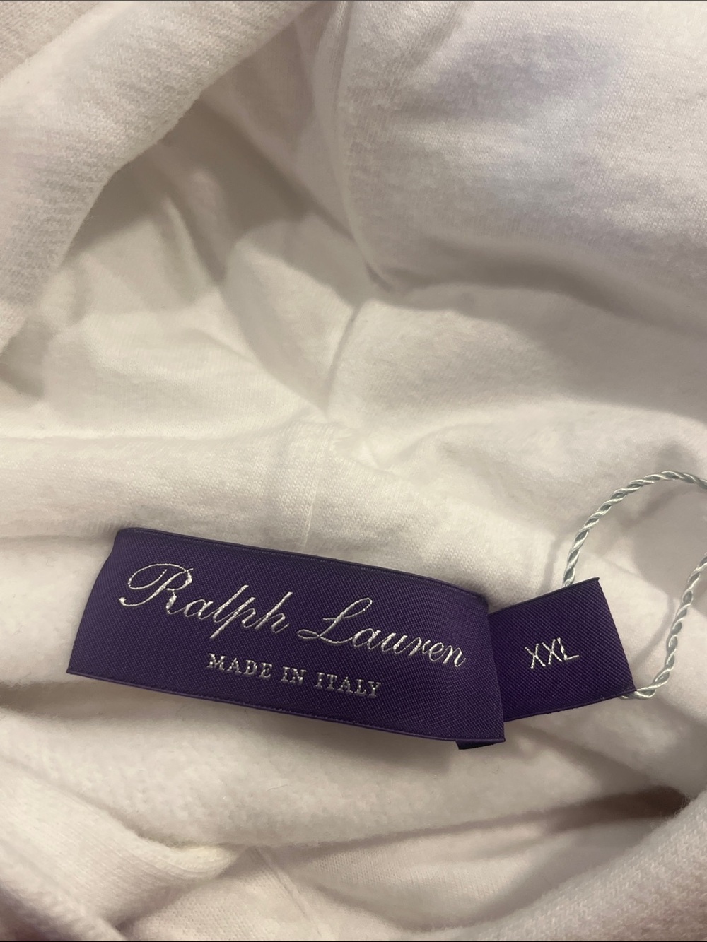 Ralph Lauren Purple Label Large Horse Hoodie Made in Italy new Mens Size XXL - Picture 6 of 8